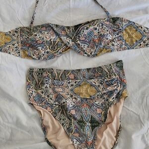 Colorful Paisley Bikini Set
